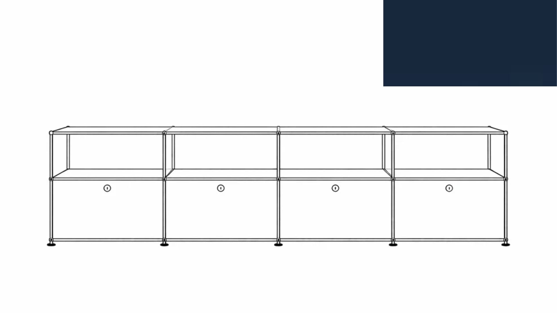 USM Haller C2A Credenza