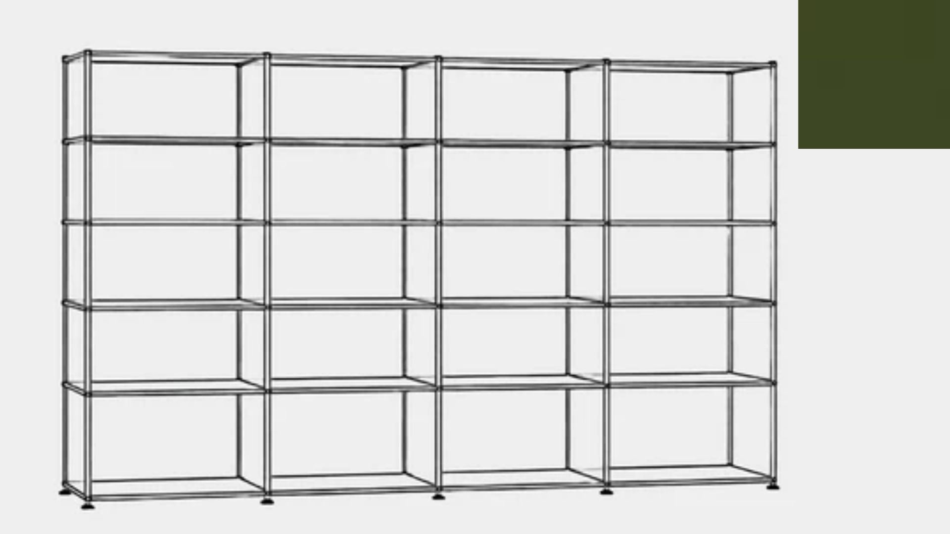 USM Haller H2 Open Shelf