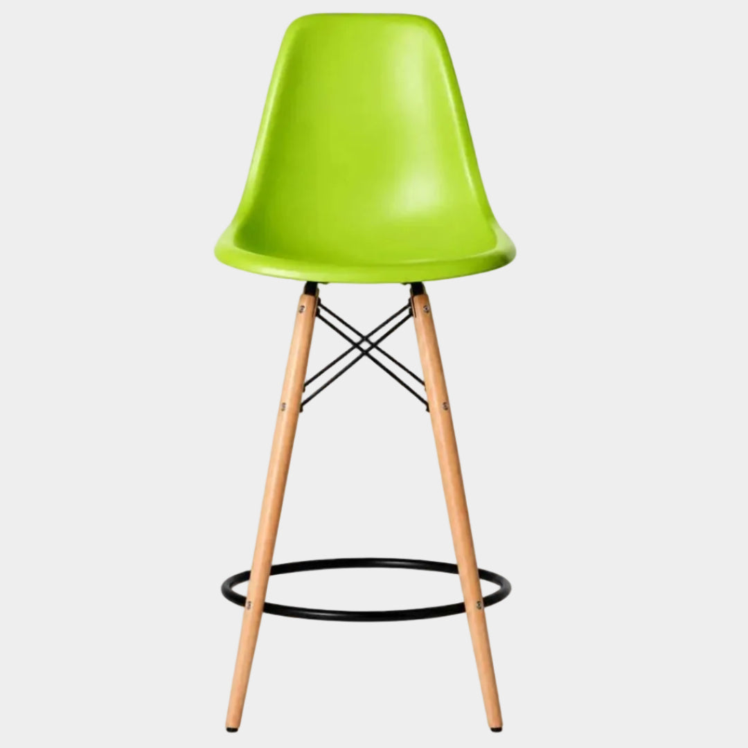 Eames Eiffel Molded Plastic Stool (Natural Base)