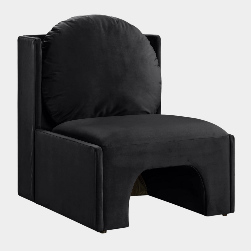 Sigma Velvet Upholstered Accent Chair