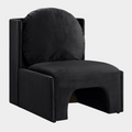 Sigma Velvet Upholstered Accent Chair