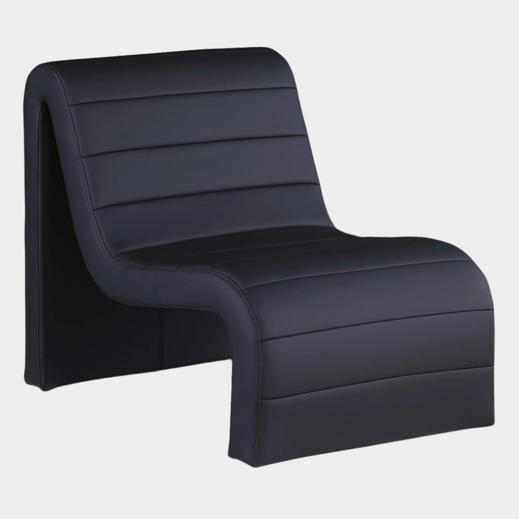Ivy Vegan Leather Upholstered Accent Chair