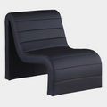 Ivy Vegan Leather Upholstered Accent Chair