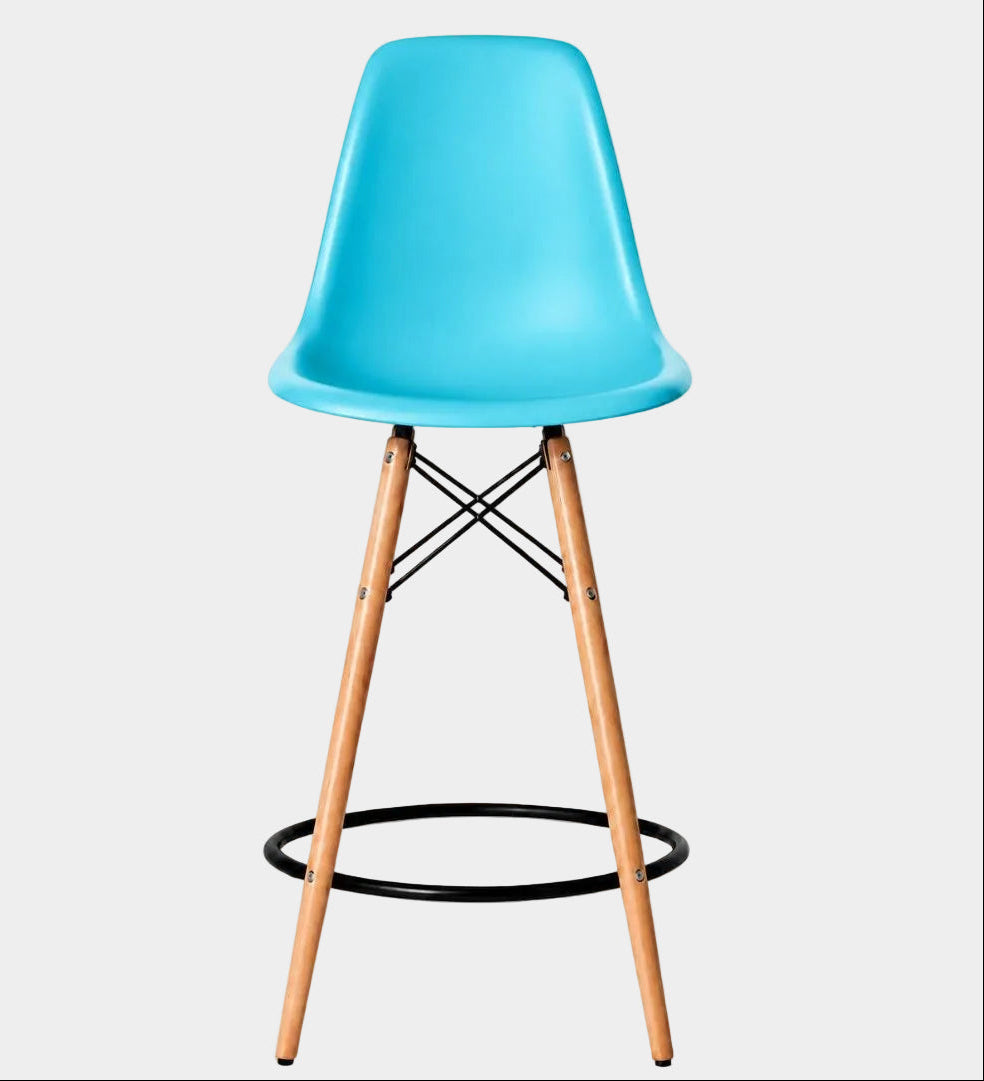 Eames Eiffel Molded Plastic Stool (Natural Base)