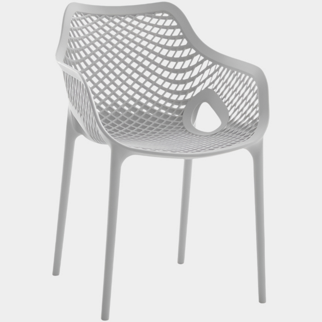 Mykonos Plastic Outdoor Patio Dining Chair