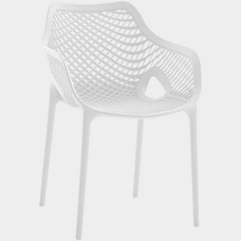 Mykonos Plastic Outdoor Patio Dining Chair