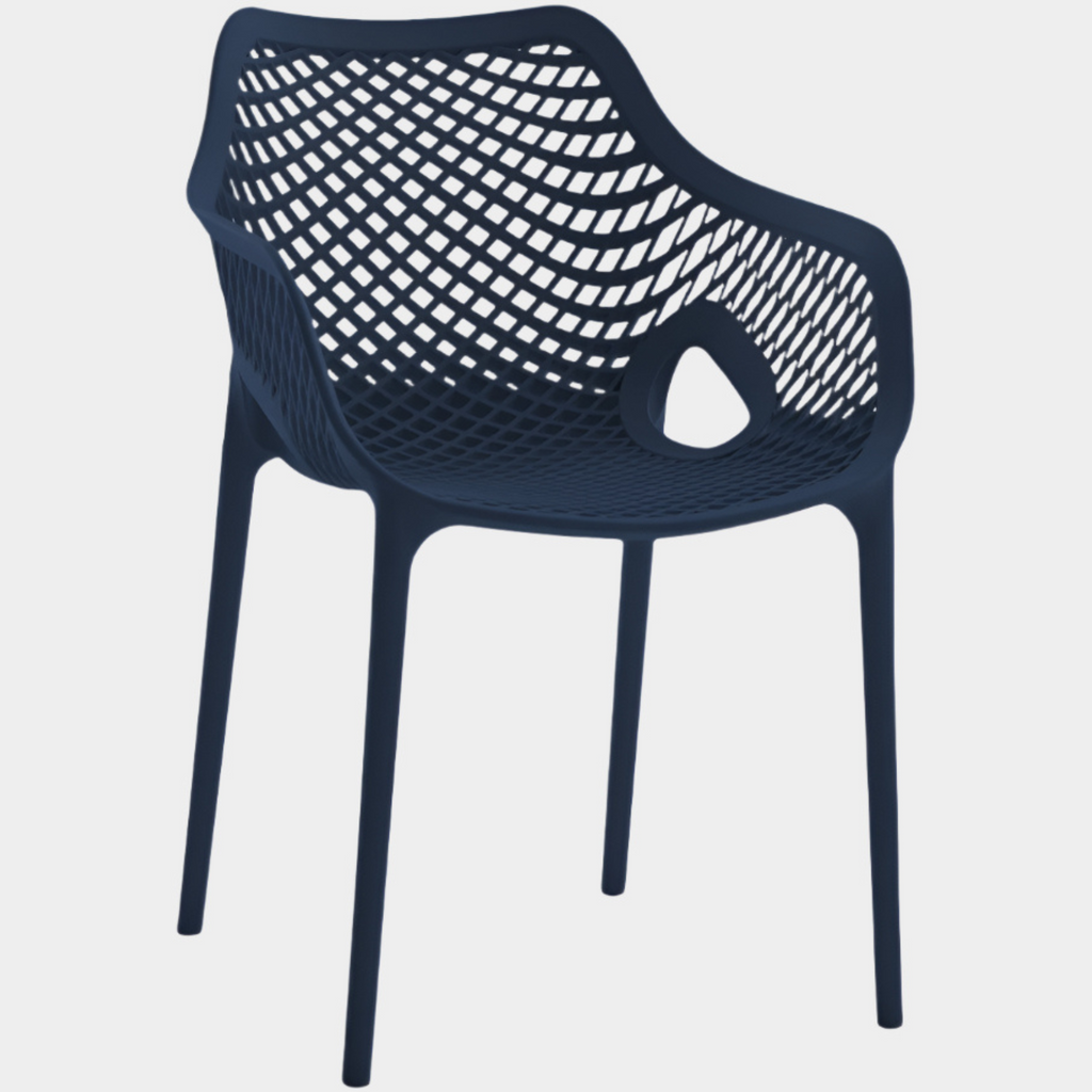 Mykonos Plastic Outdoor Patio Dining Chair
