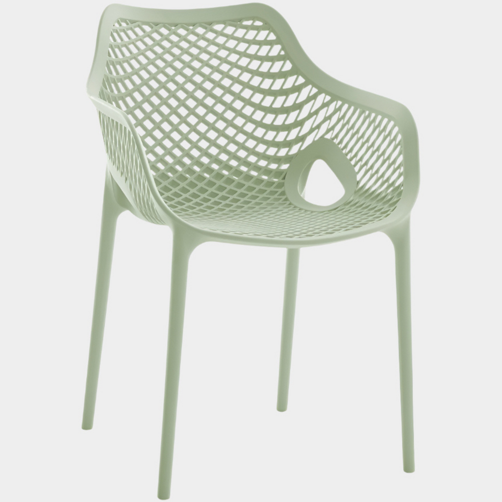 Mykonos Plastic Outdoor Patio Dining Chair