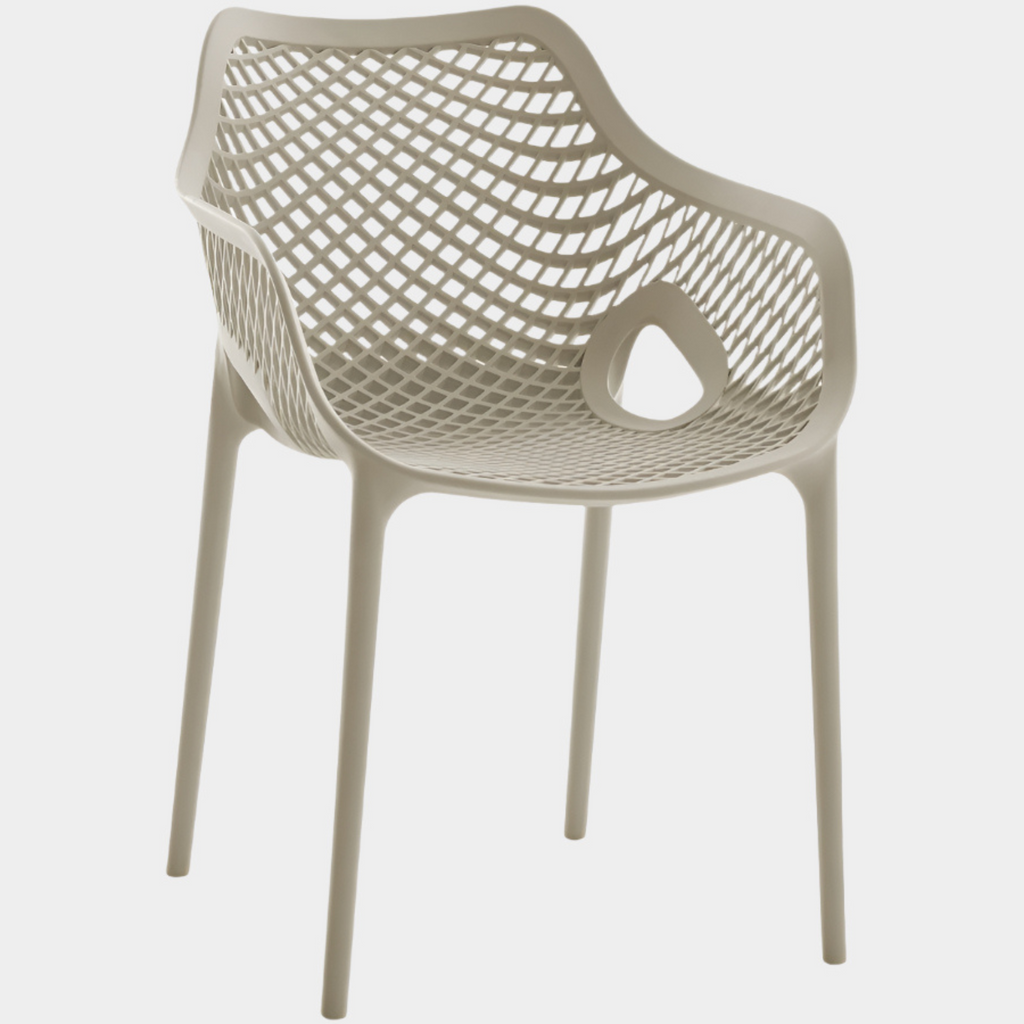 Mykonos Plastic Outdoor Patio Dining Chair