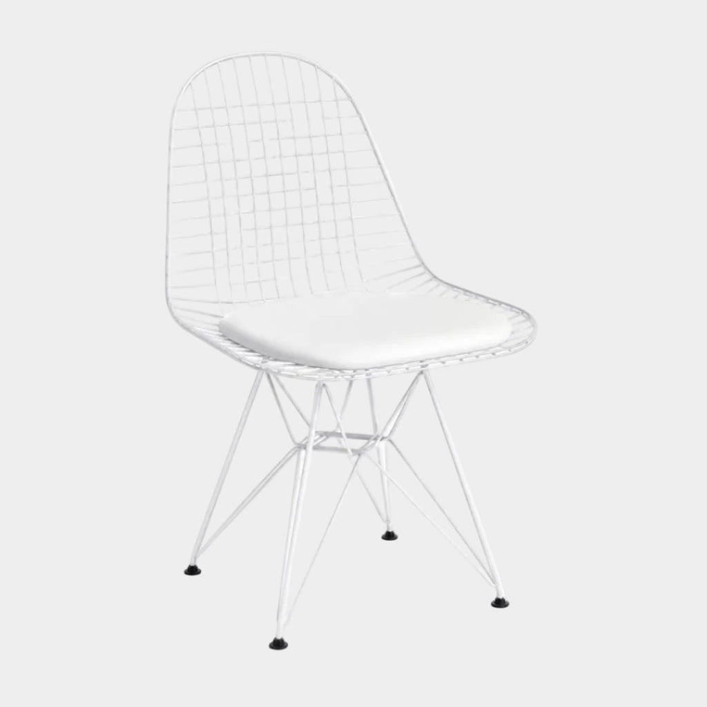Mesh Eiffel Dining Chair (Black/ White)