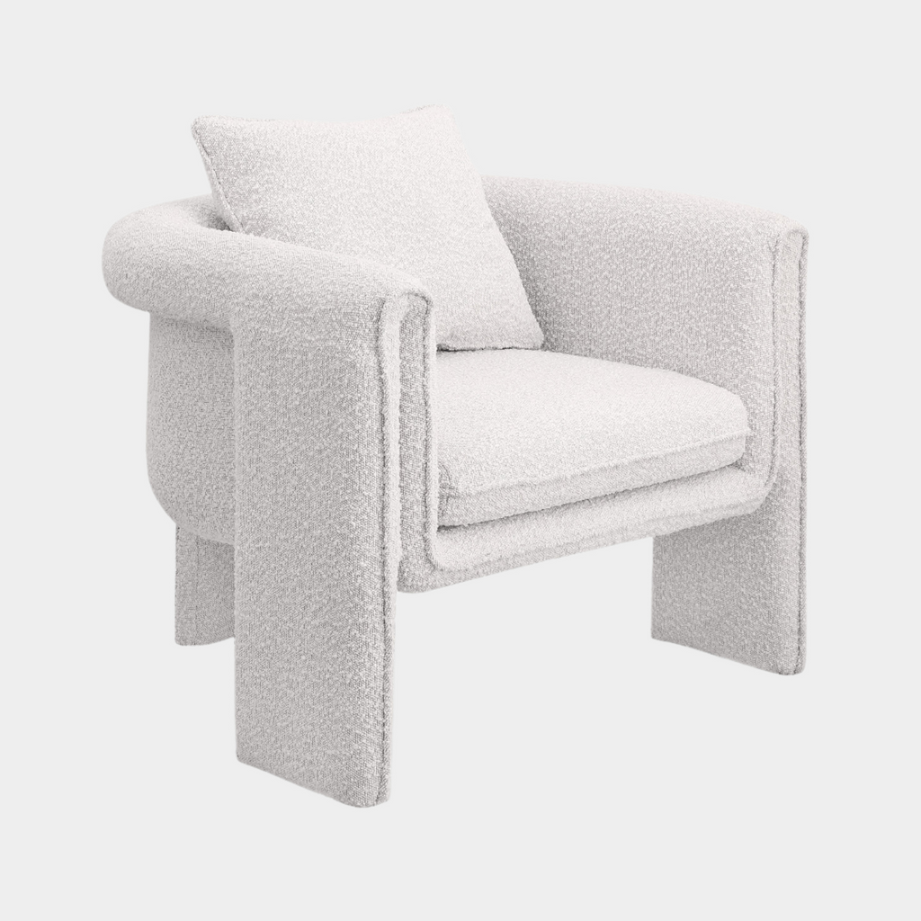 Stylus Boucle Accent Chair