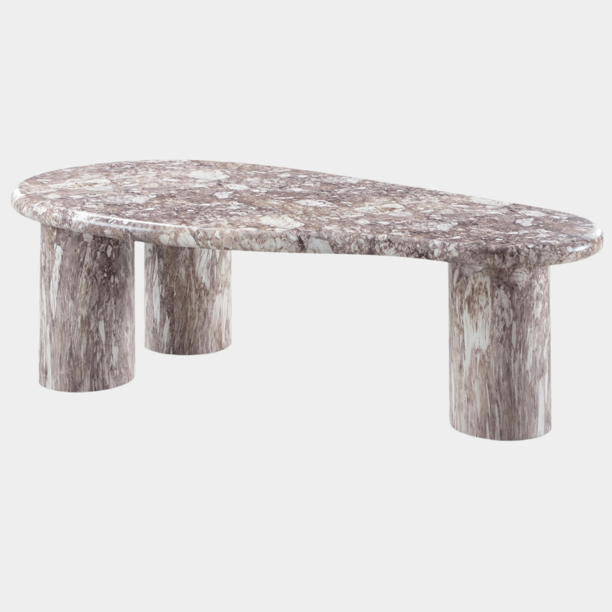 Sassari Marble Finish Indoor / Outdoor Concrete Coffee Table