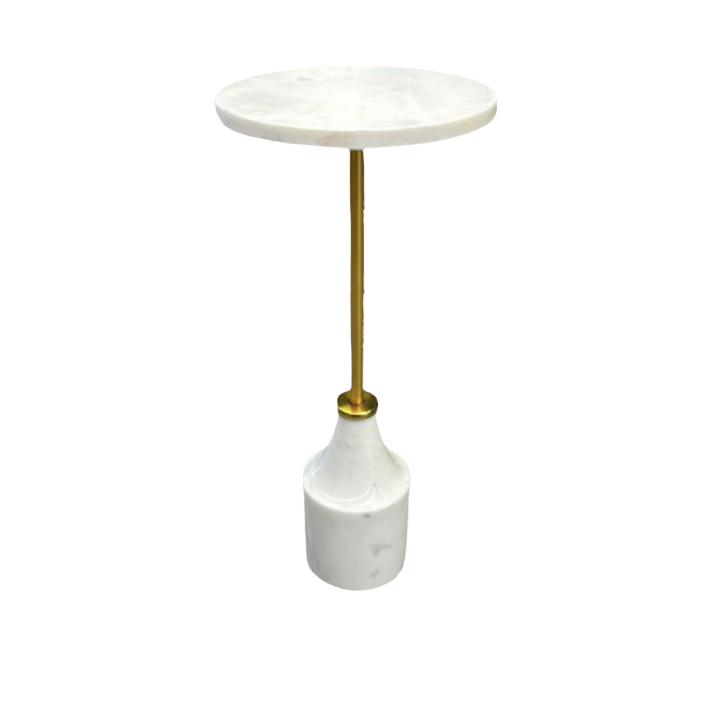 Mercury Marble Side Table