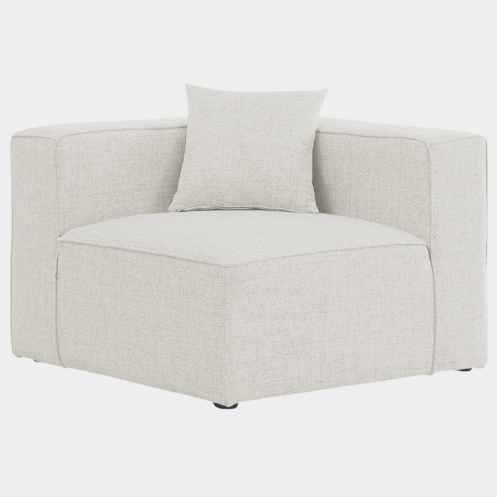 Cube Fabric Upholstered Corner Modular Chair