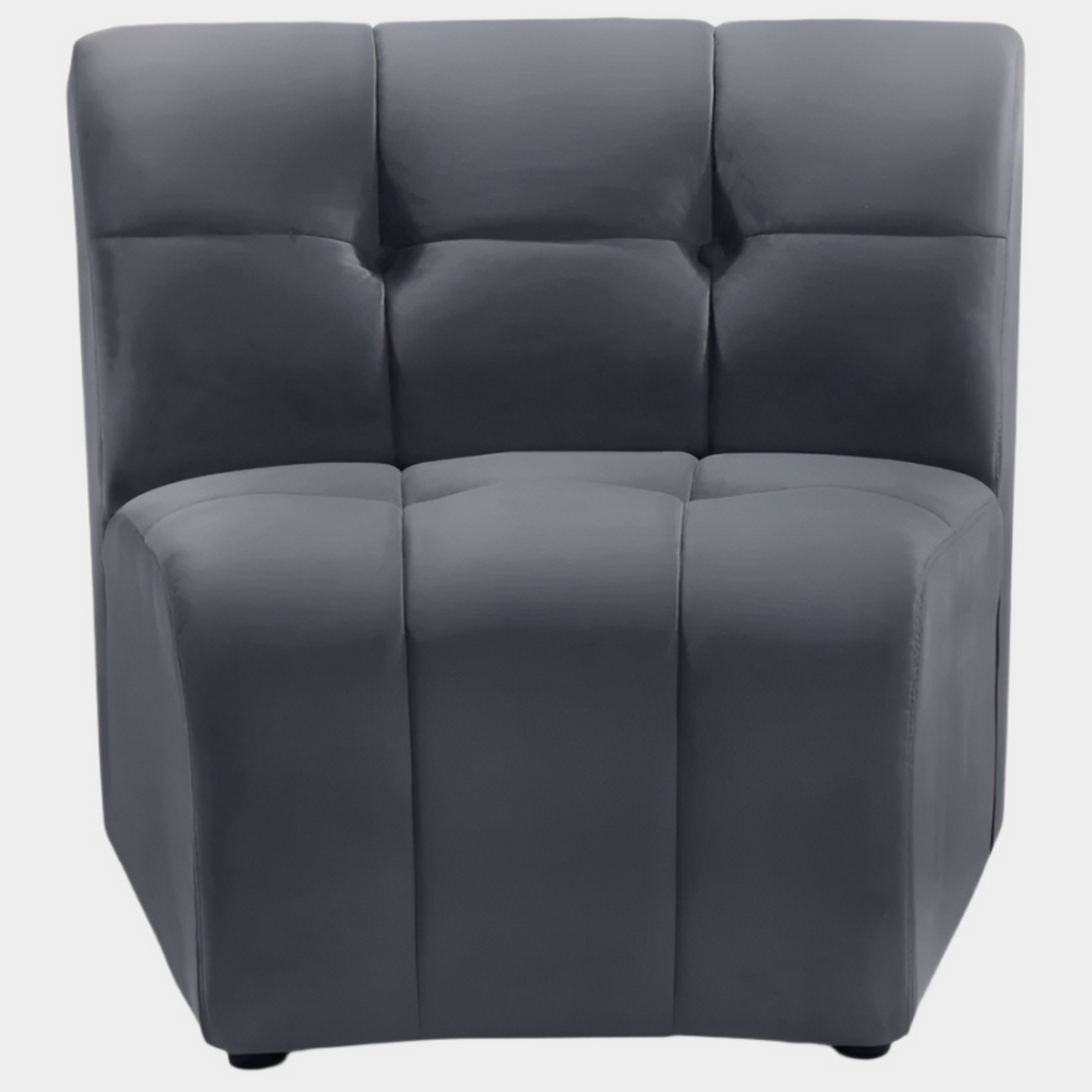 Limitless Velvet Upholstered Modular Chair