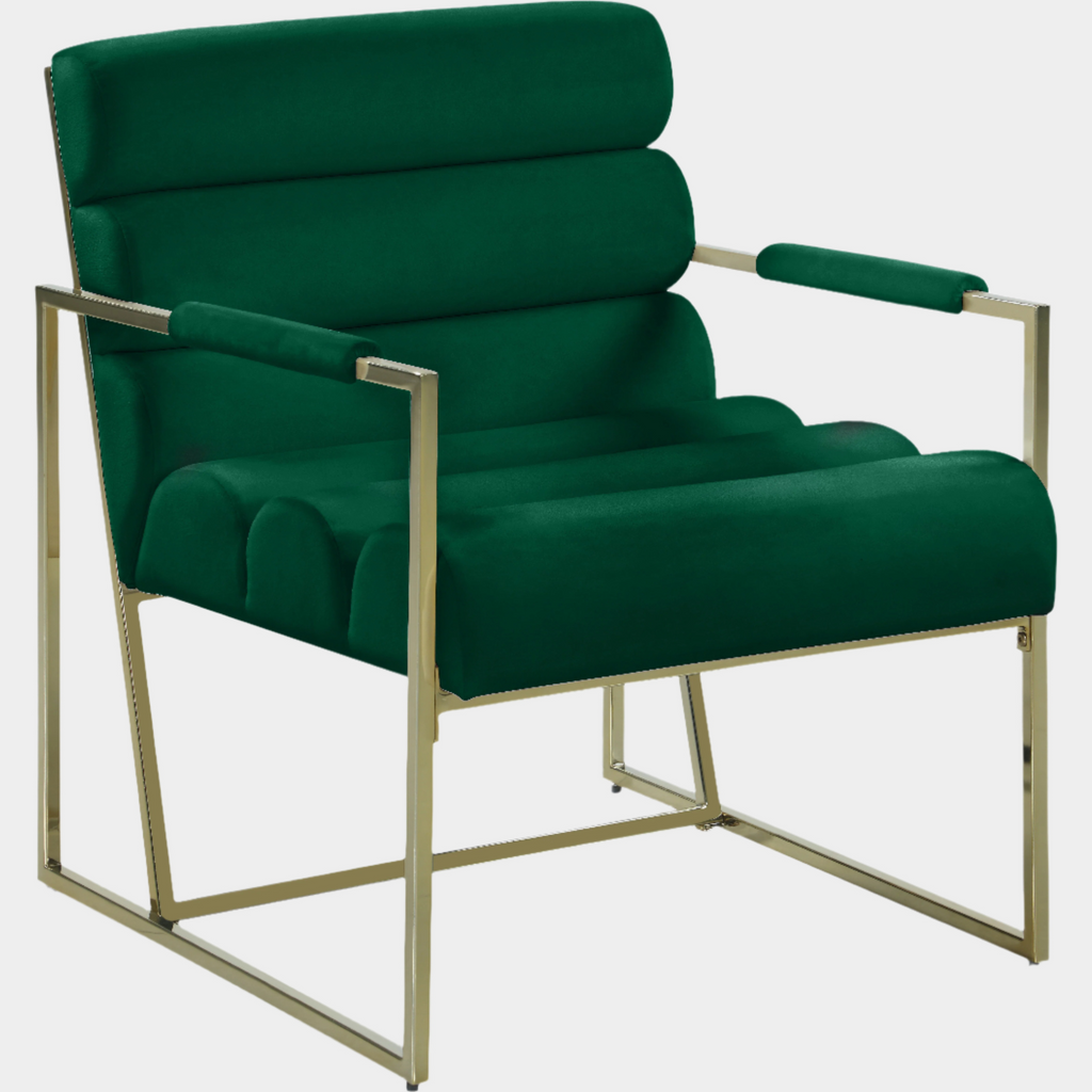 Wayne Velvet Upholstered Accent Chair