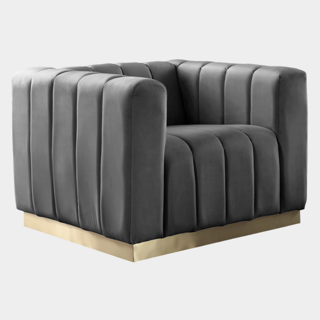 Marlon Velvet Upholstered Chair