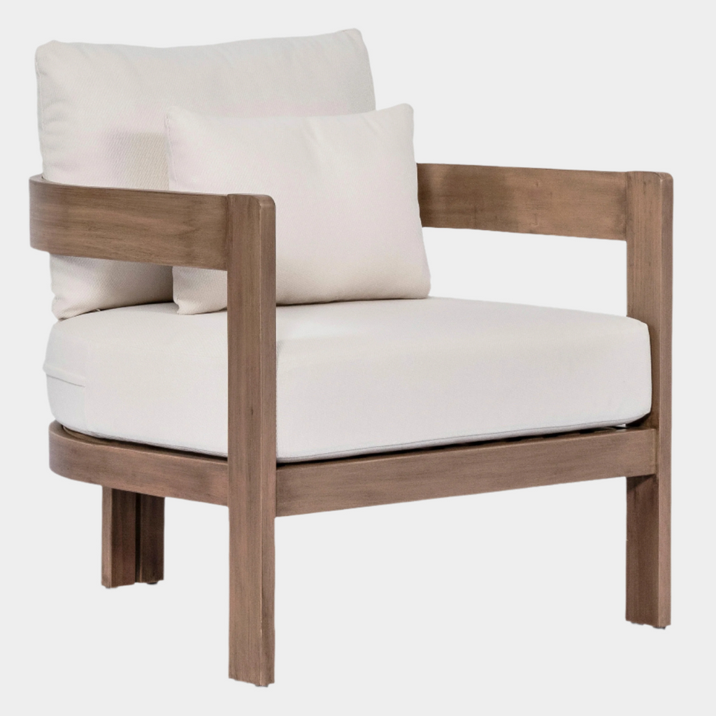 Newport Water Resistant Fabric Upholstered Outdoor Patio Chair