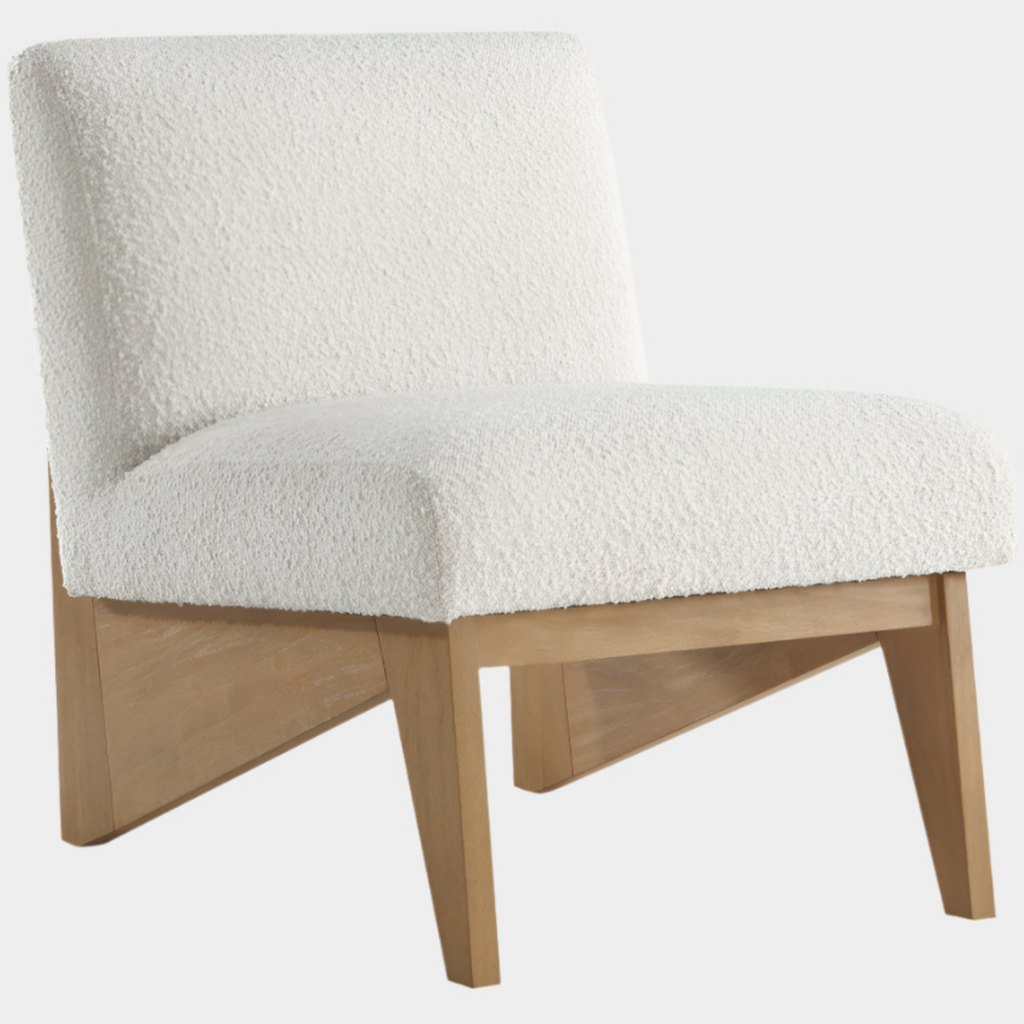 Chapman Boucle Fabric Upholstered Accent Chair