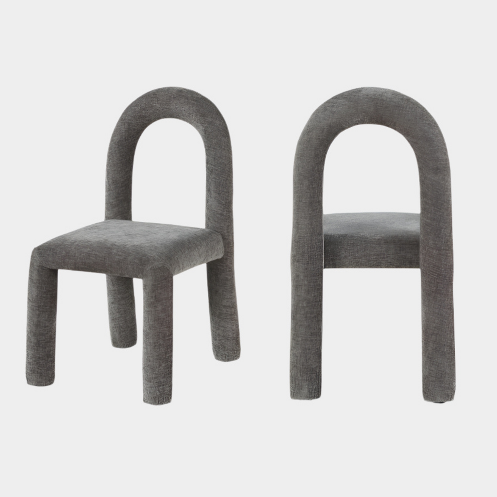Amari Chenille Fabric Upholstered Dining Chair