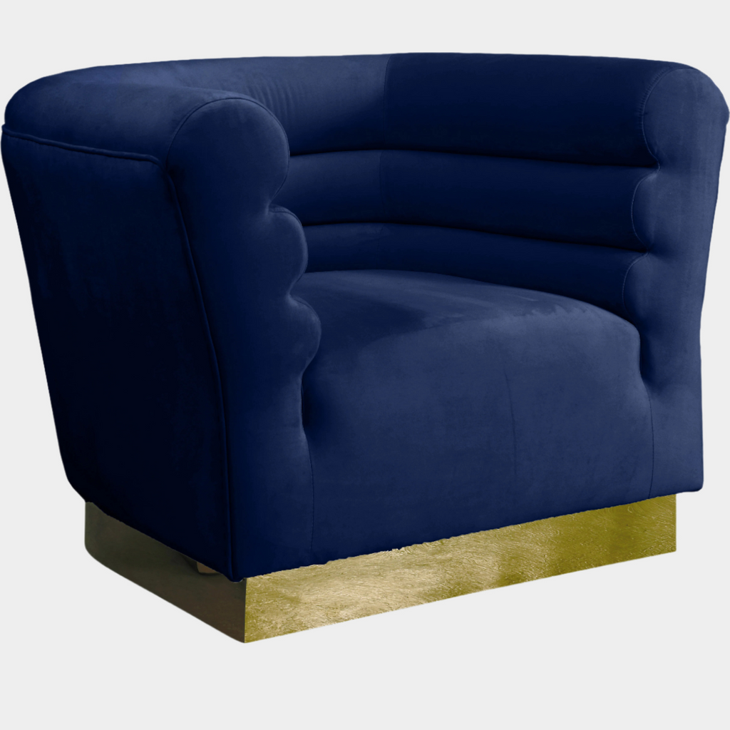 Bellini Velvet Upholstered Chair