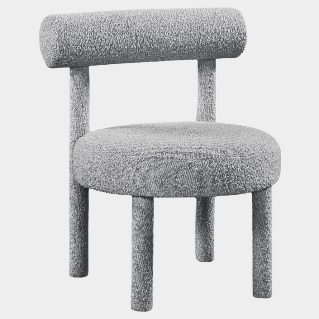 Parlor Boucle Fabric Upholstered Accent Chair