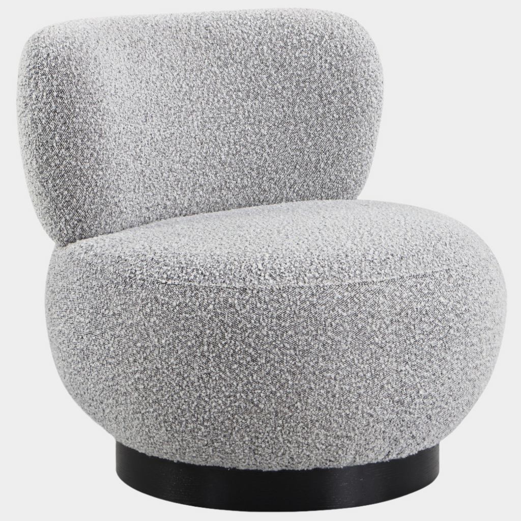 Calais Boucle Fabric Upholstered Accent Chair