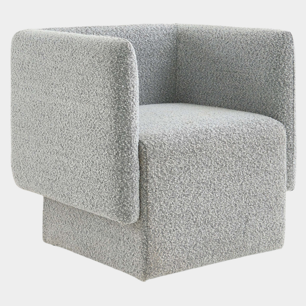 Vera Boucle Fabric Upholstered Accent Chair
