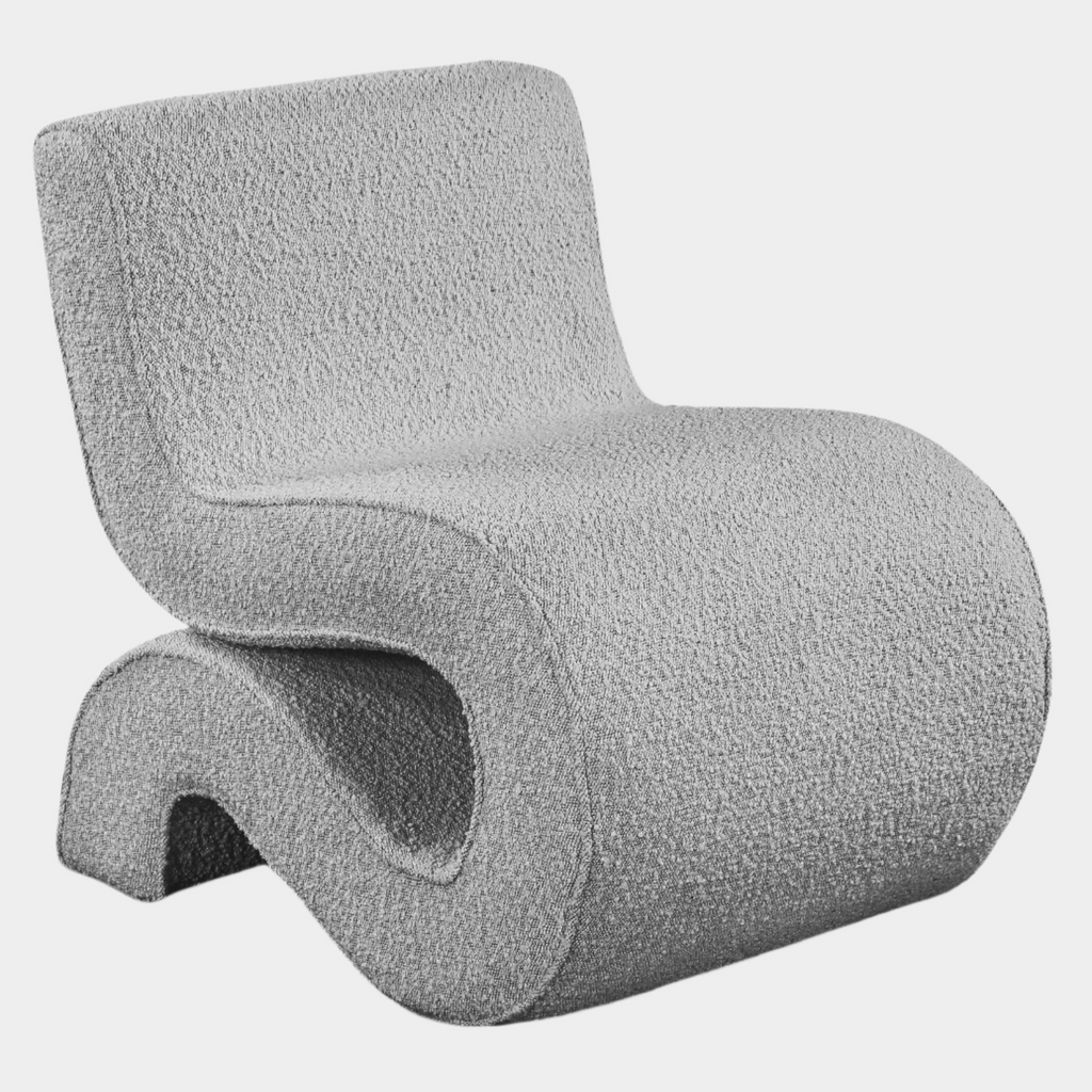 Desiree Boucle Fabric Upholstered Accent Chair