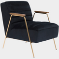 Woodford Velvet Upholstered Accent Chair