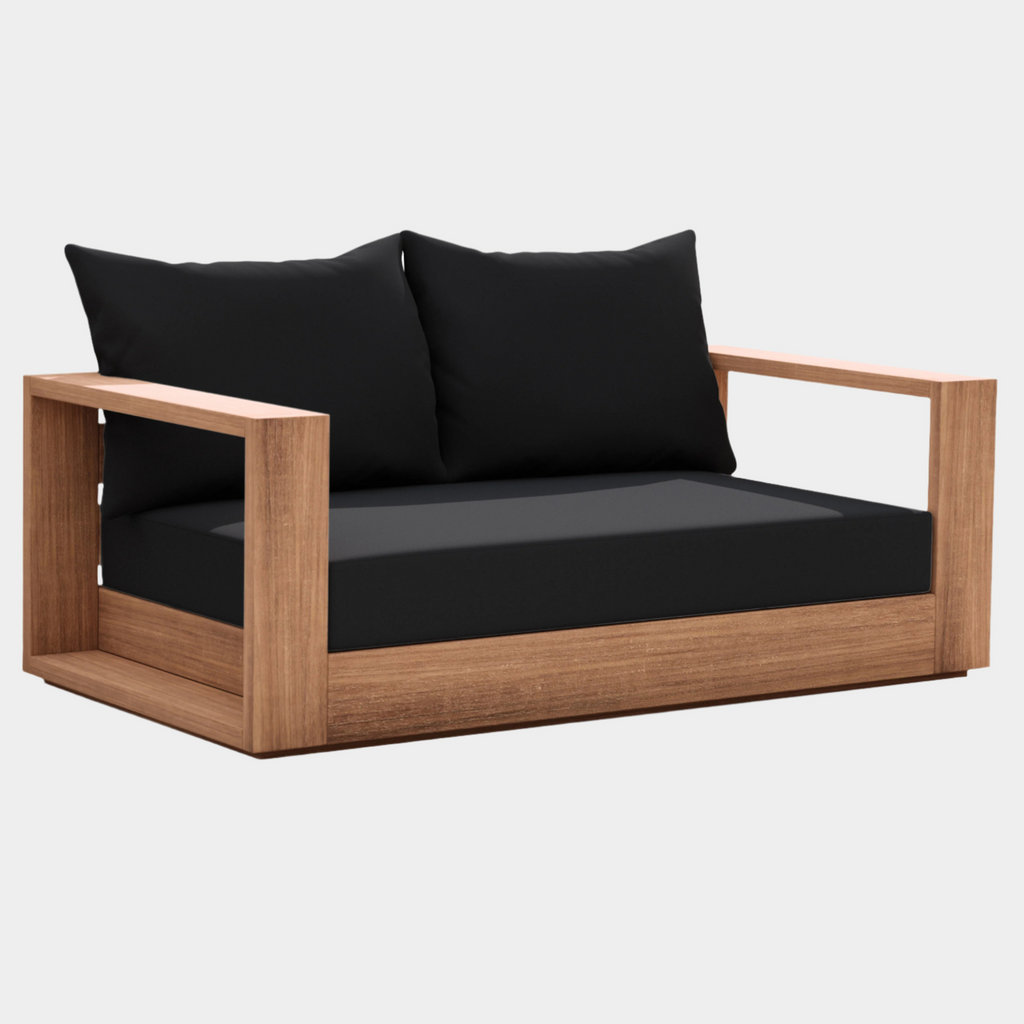 Tulum Water Resistant Fabric Upholstered Outdoor Patio Sofa