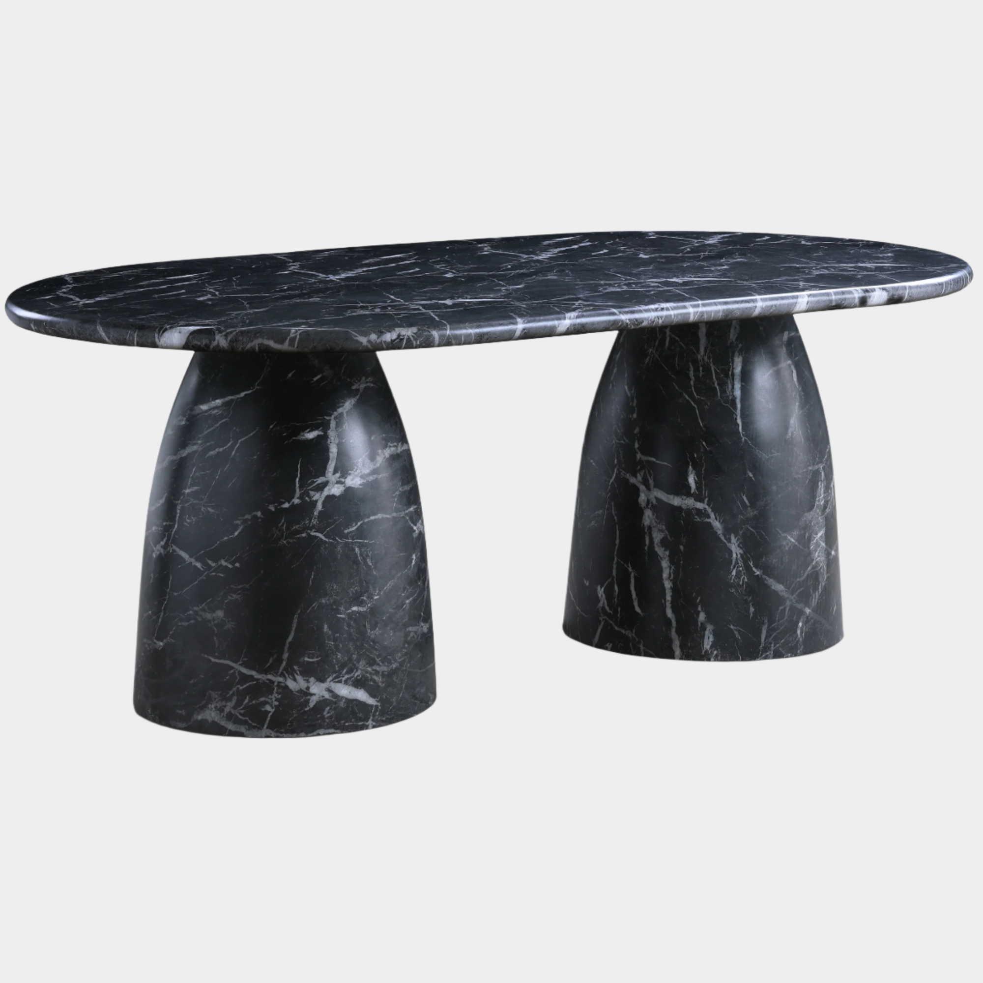Cosenza Marble Finish Indoor / Outdoor Concrete Dining Table