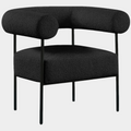 Blake Boucle Fabric Upholstered Accent Chair