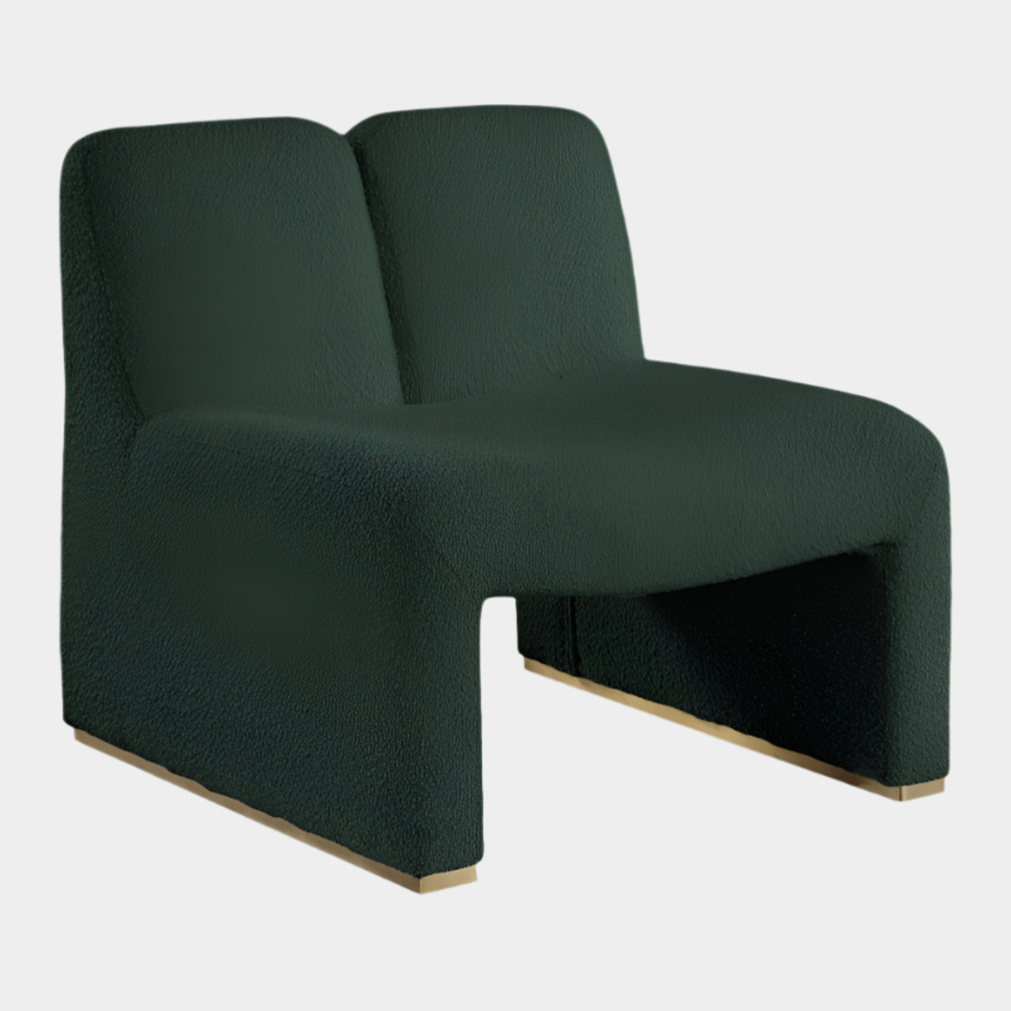Alta Boucle Fabric Upholstered Accent Chair