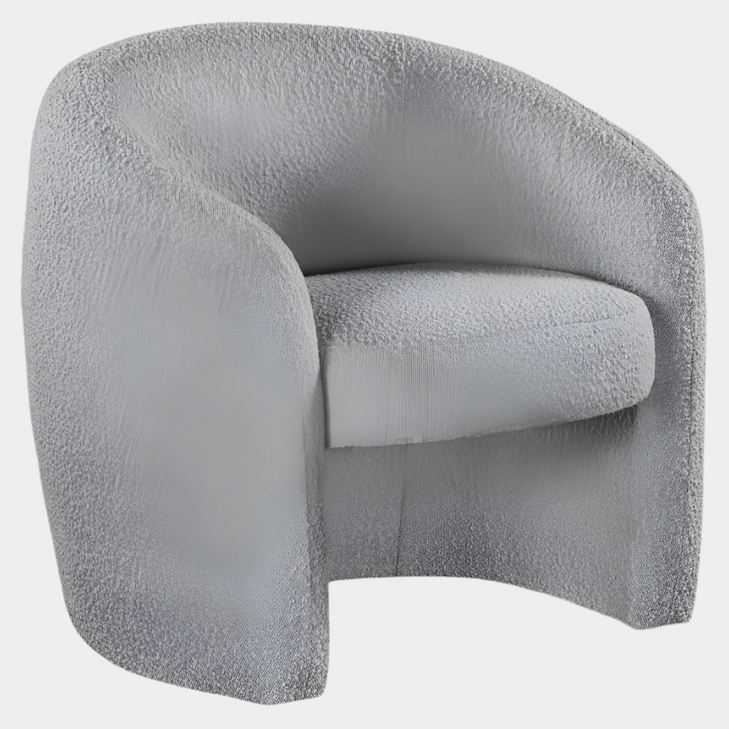 Acadia Boucle Fabric Upholstered Accent Chair