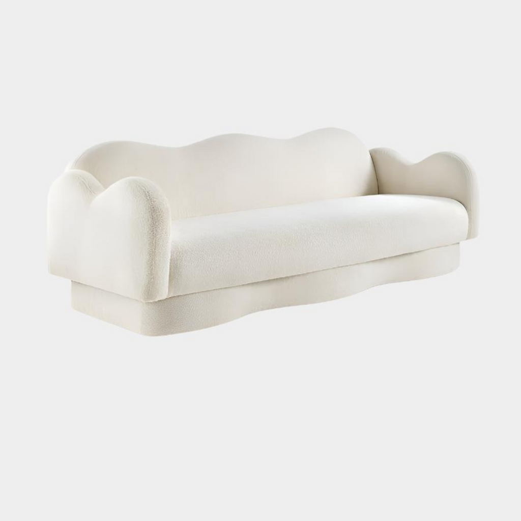 Bloom Teddy Fabric Upholstered Sofa