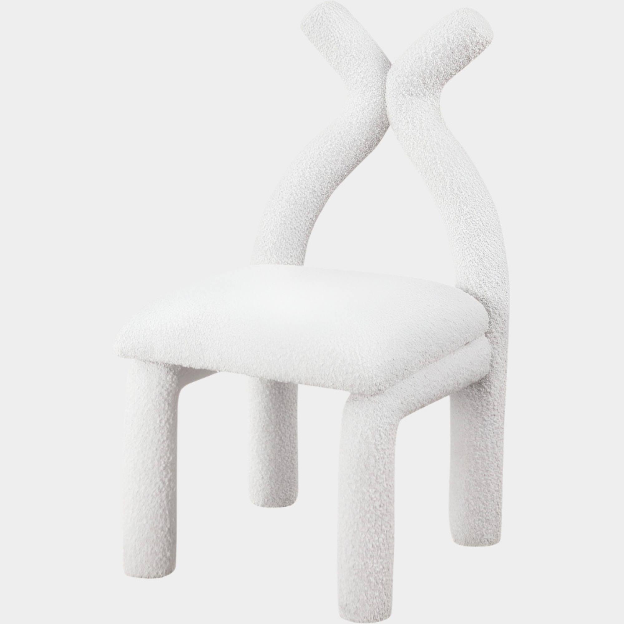 Xena Boucle Fabric Upholstered Accent Chair / Dining Chair