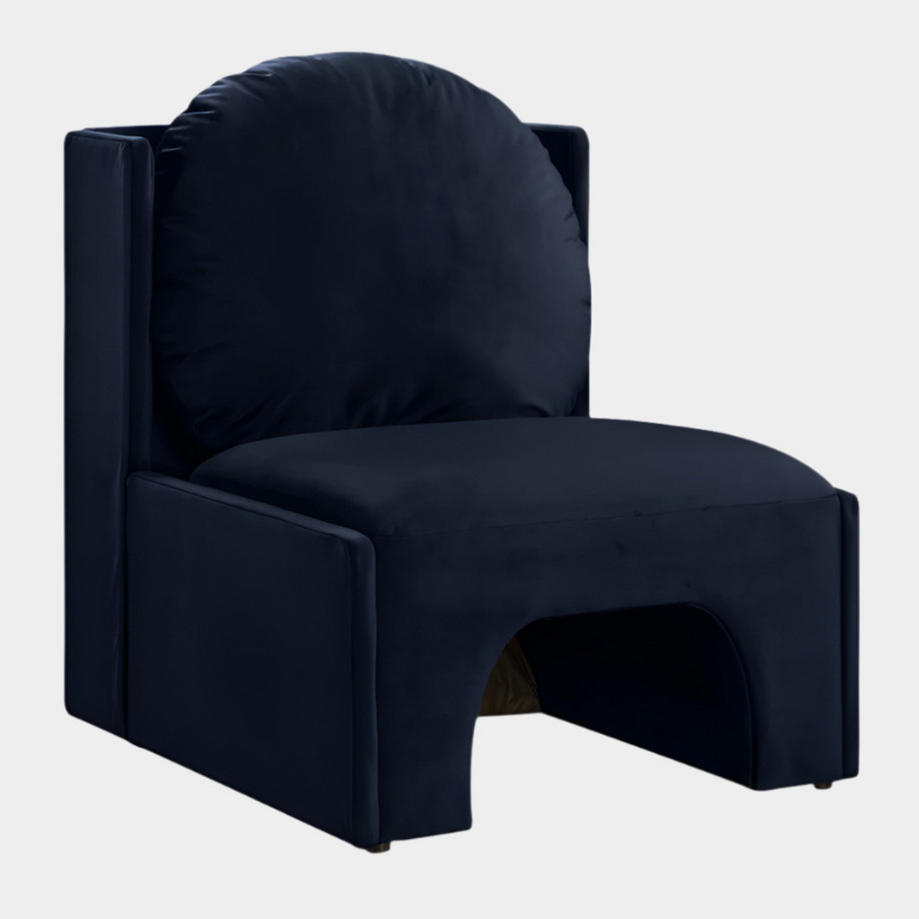Sigma Velvet Upholstered Accent Chair