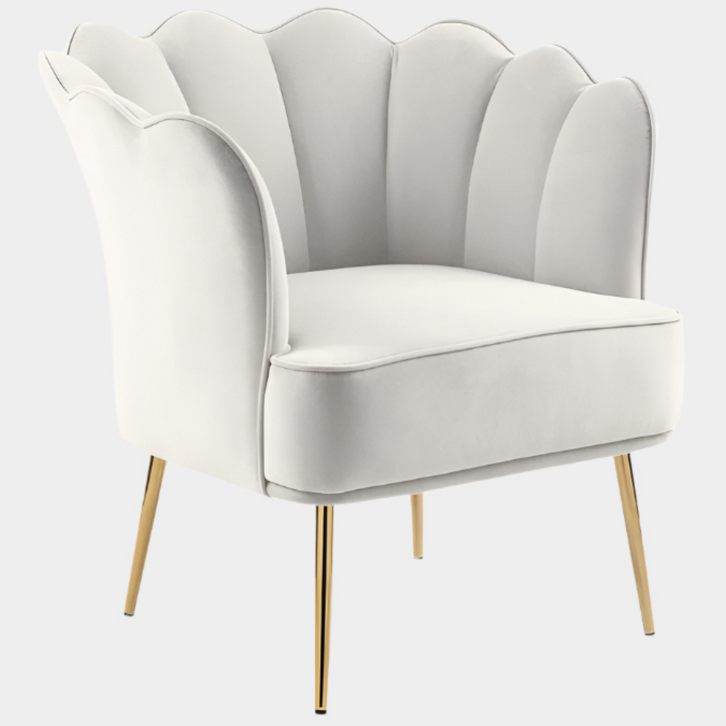 Jester Velvet Upholstered Accent Chair