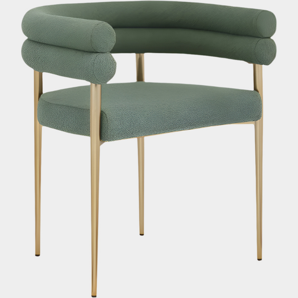 Brielle Boucle Fabric Upholstered Dining Chair