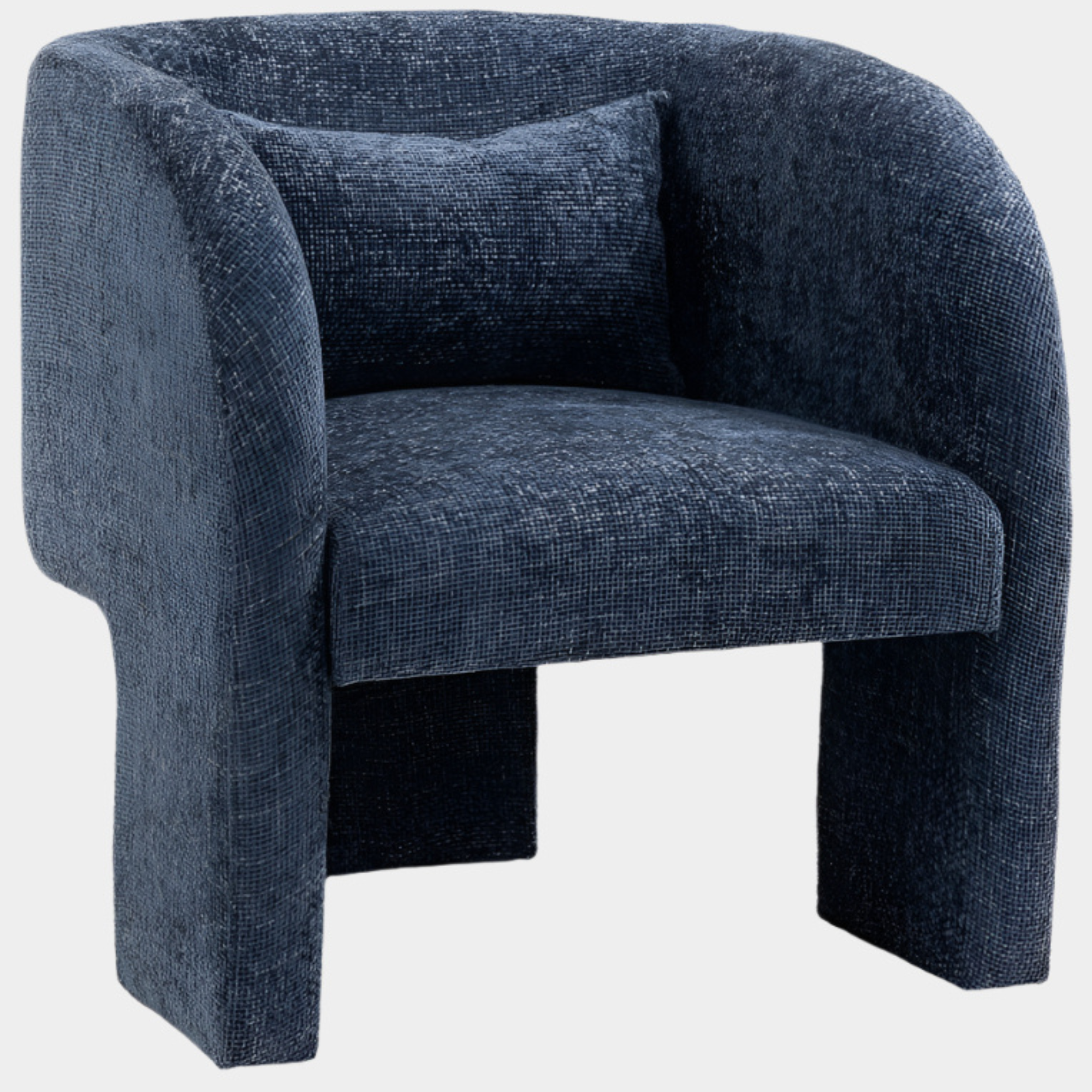 Sawyer Chenille Fabric Upholstered Accent Chair