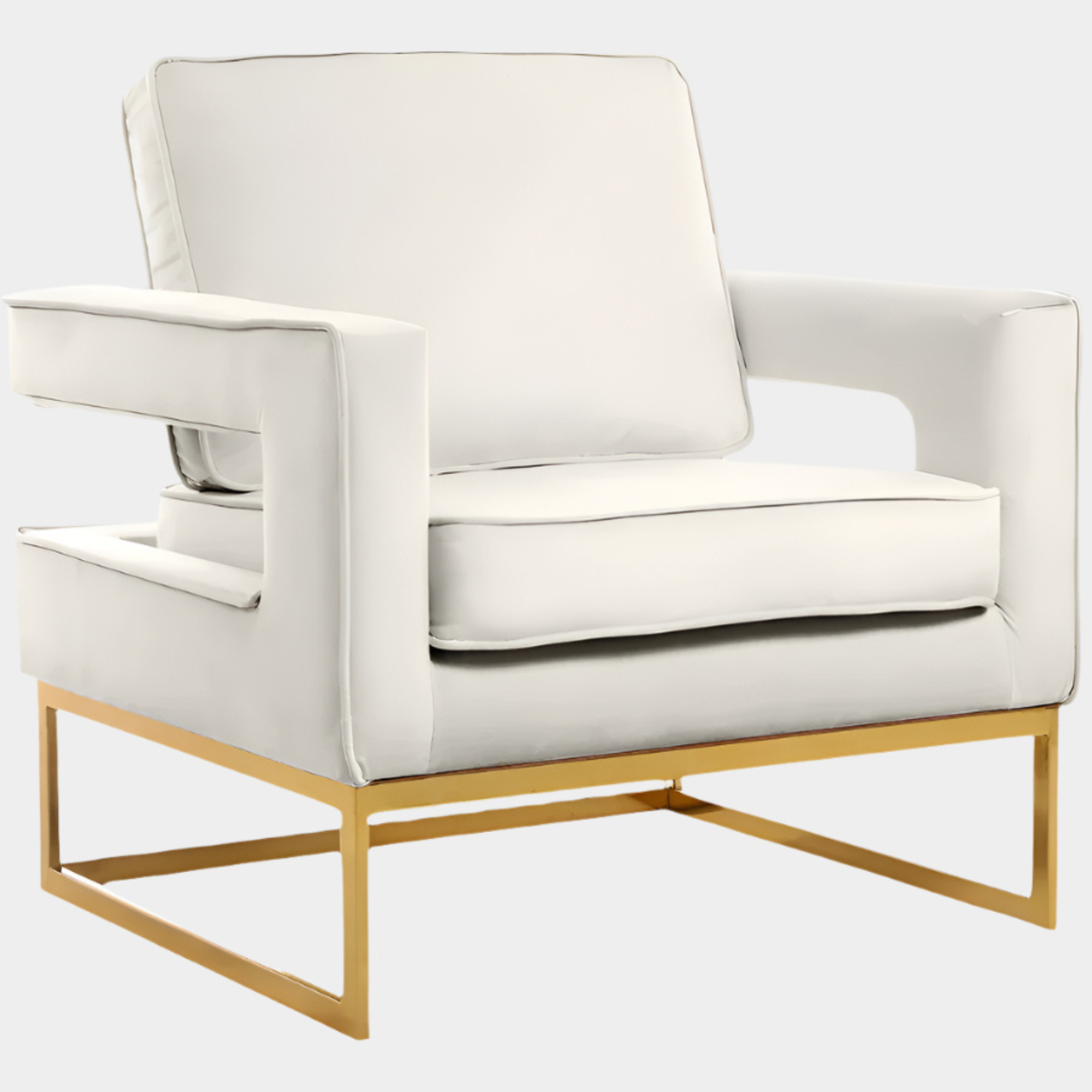 Noah Velvet Upholstered Accent Chair