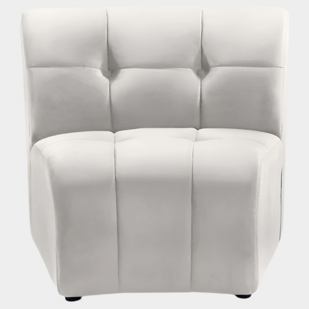 Limitless Velvet Upholstered Modular Chair