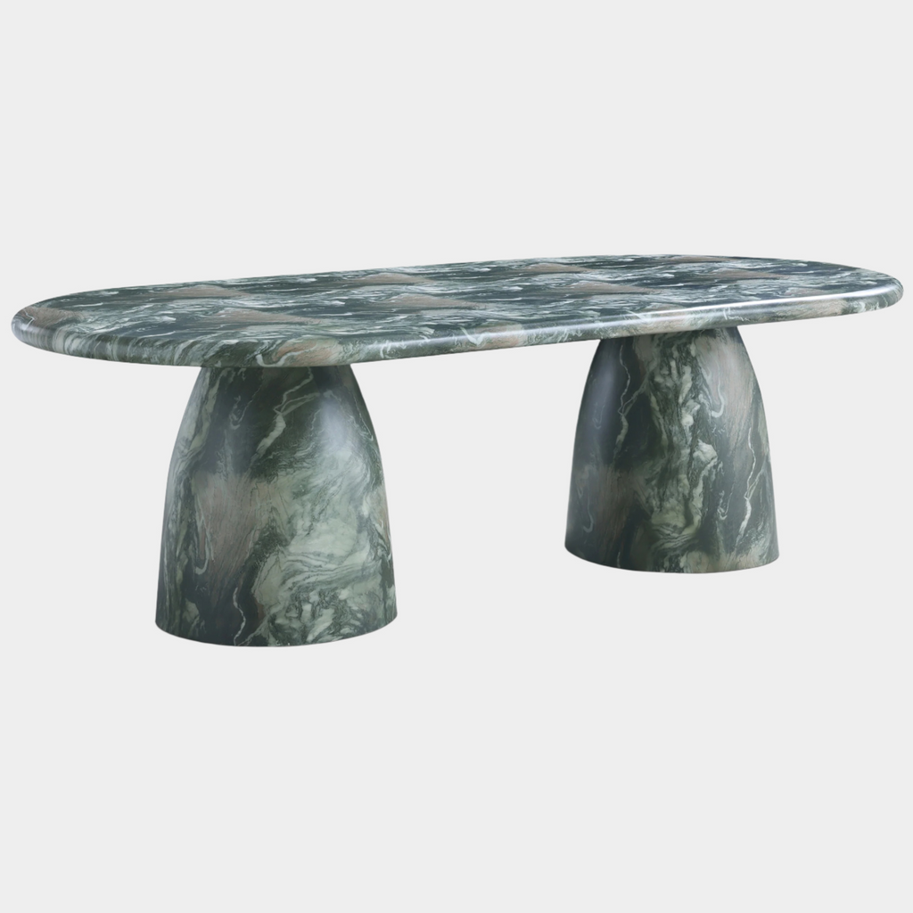 Cosenza Marble Finish Indoor / Outdoor Concrete Dining Table