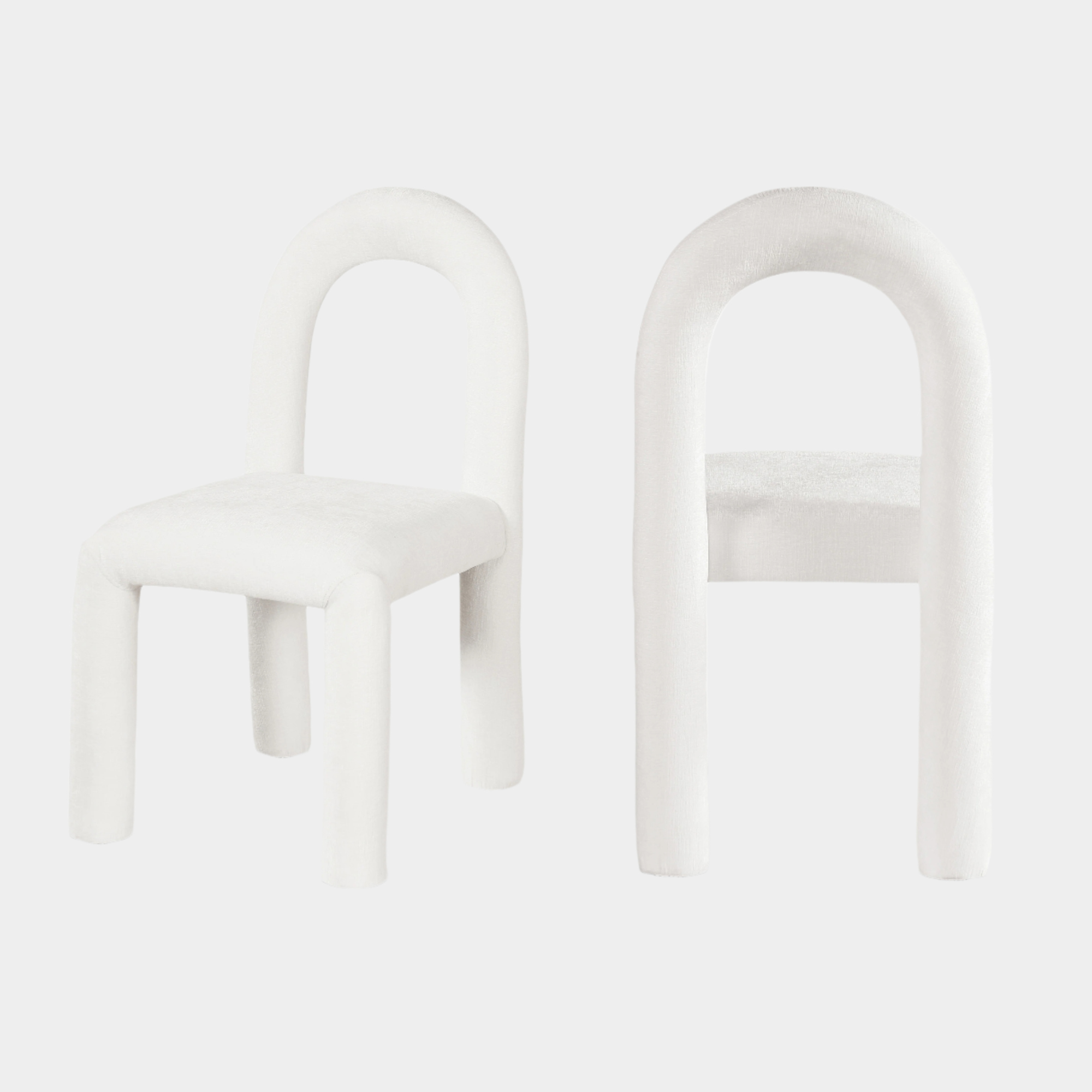 Amari Chenille Fabric Upholstered Dining Chair