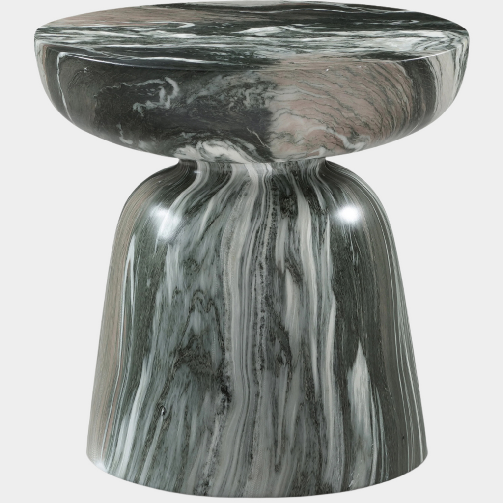 Avellino Marble Finish Indoor / Outdoor Concrete End Table