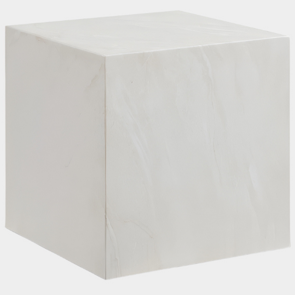 Piazza Marble Finish Indoor / Outdoor Concrete End Table