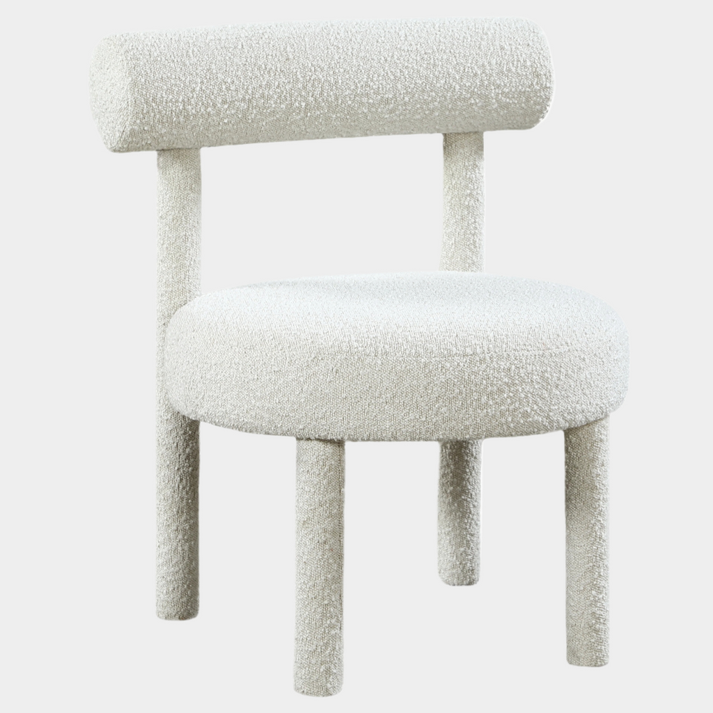 Parlor Boucle Fabric Upholstered Accent Chair