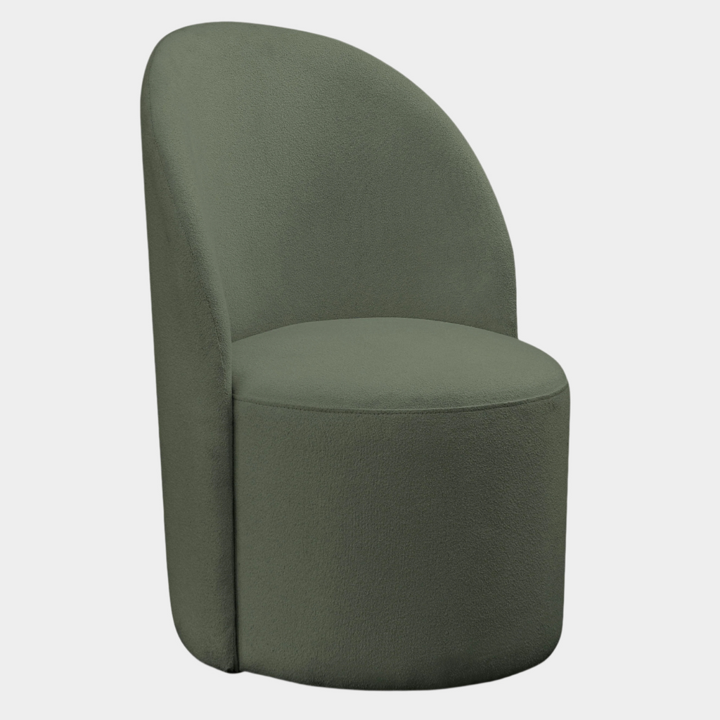 Hautely Boucle Fabric Upholstered Accent | Dining Chair