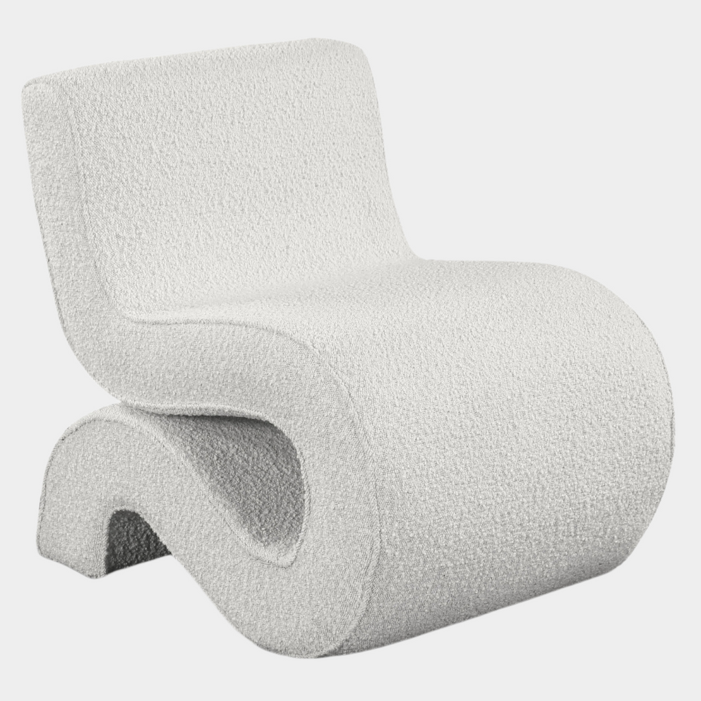 Desiree Boucle Fabric Upholstered Accent Chair
